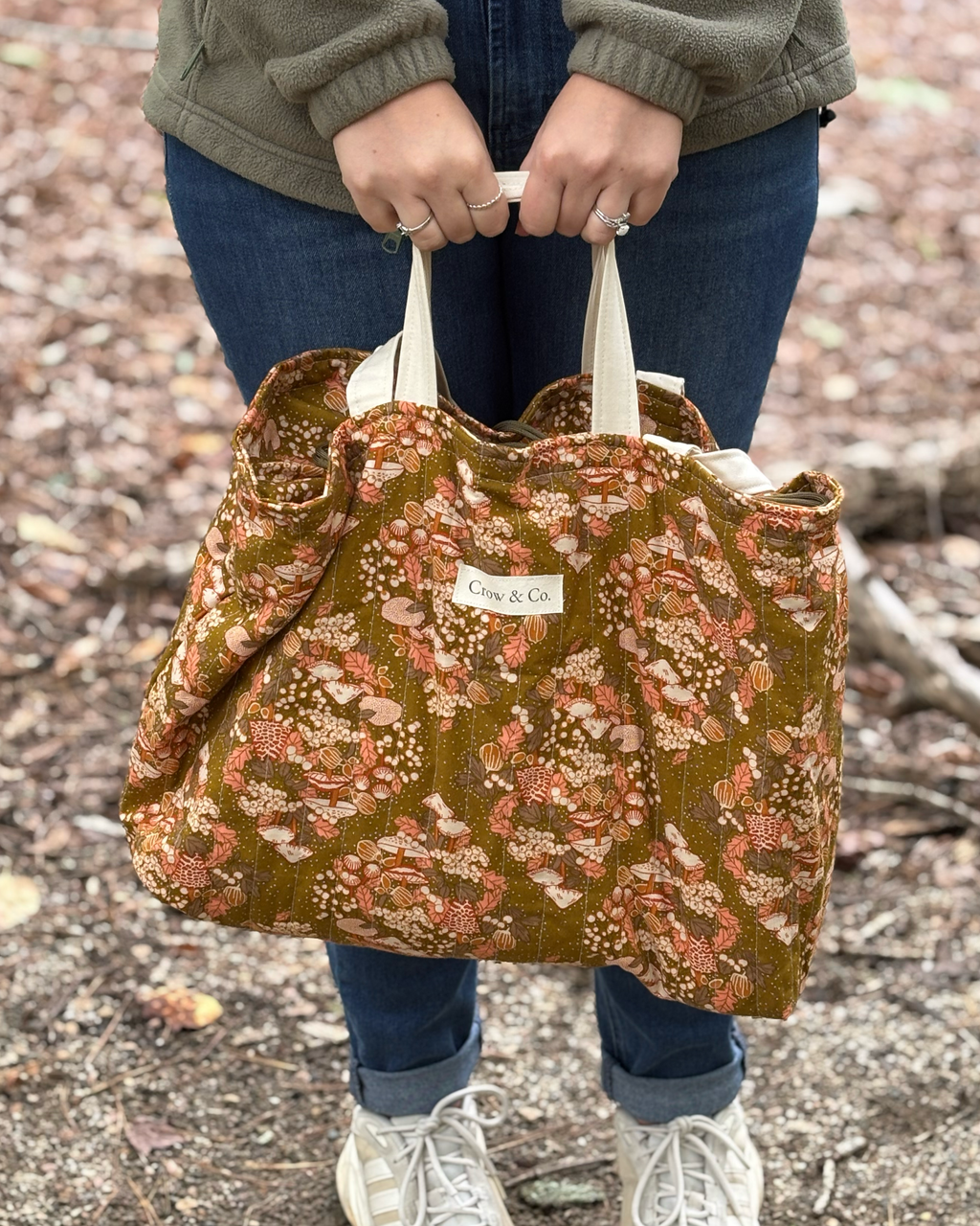 Golden Mushroom Weekender Tote Bag