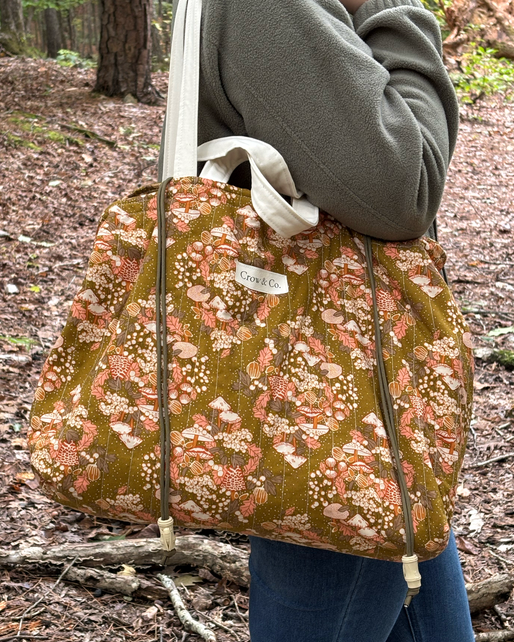 Golden Mushroom Weekender Tote Bag