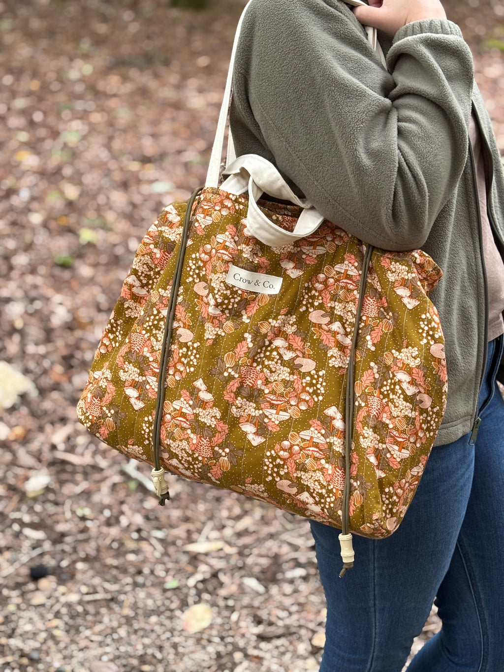 Golden Mushroom Weekender Tote Bag