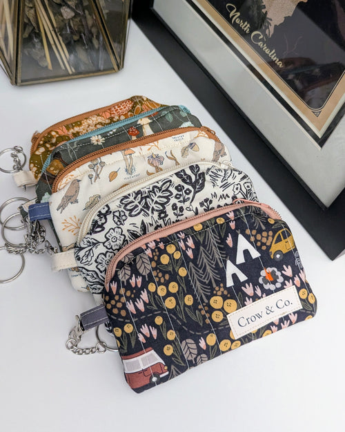 Quilted Keychain Wallets
