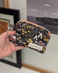 Campfire Nights Quilted Keychain Wallet