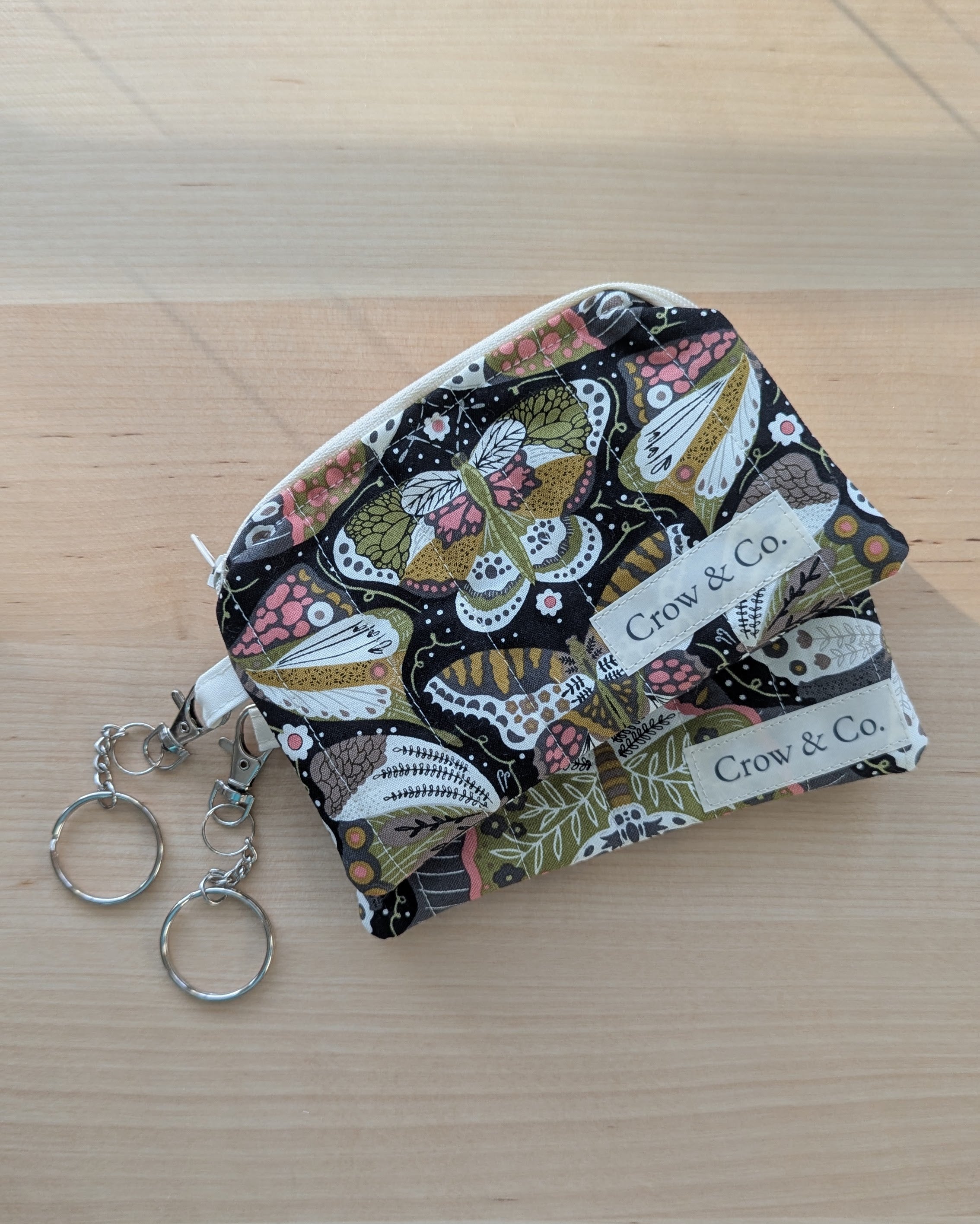 Quilted Keychain Wallets