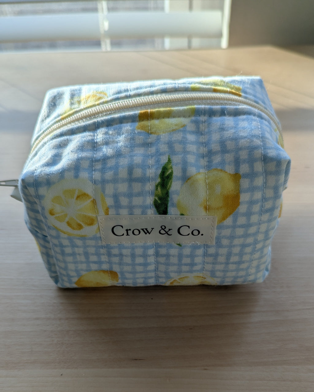 Summer Citrus Mini Quilted Travel Bag
