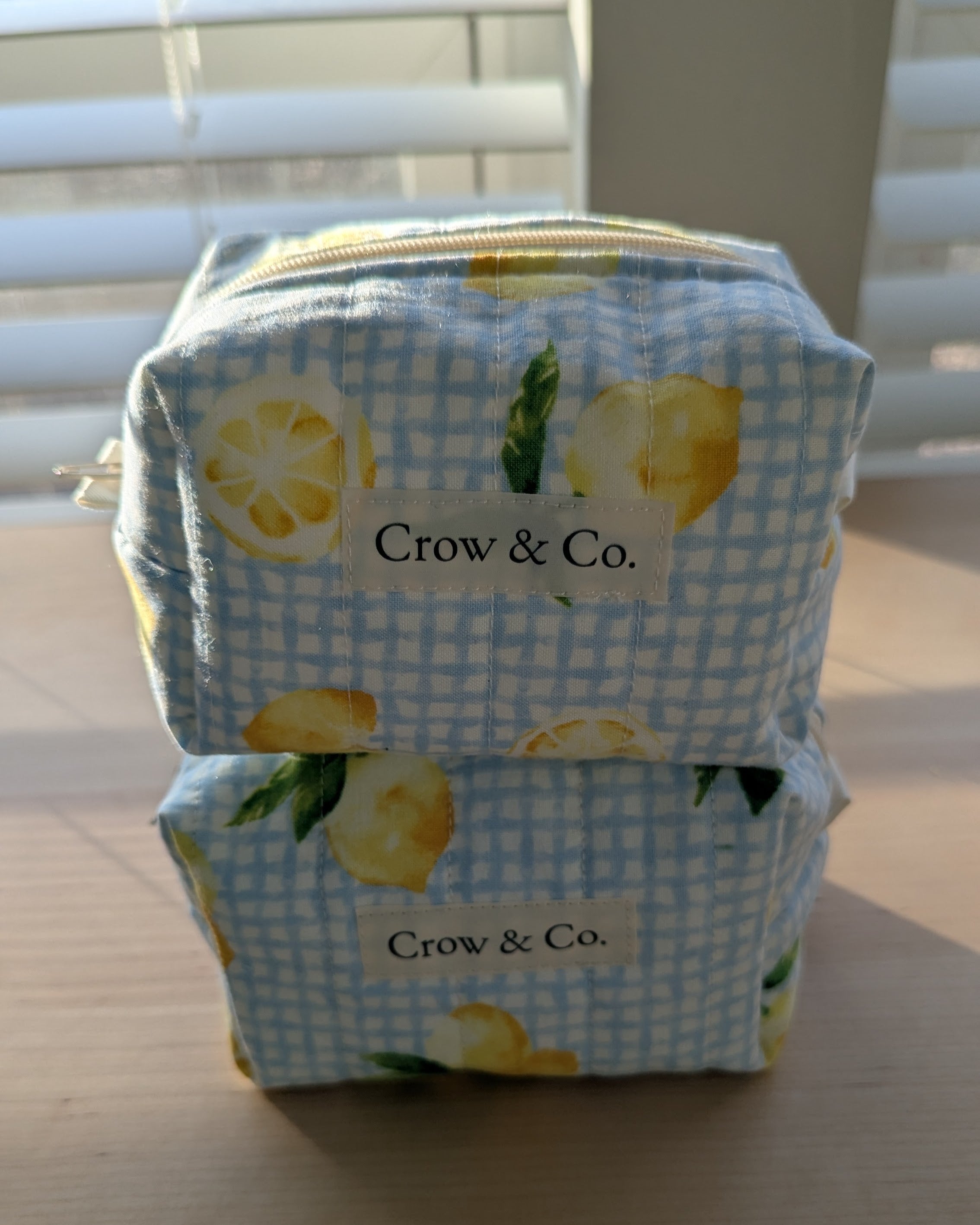 Summer Citrus Mini Quilted Travel Bag