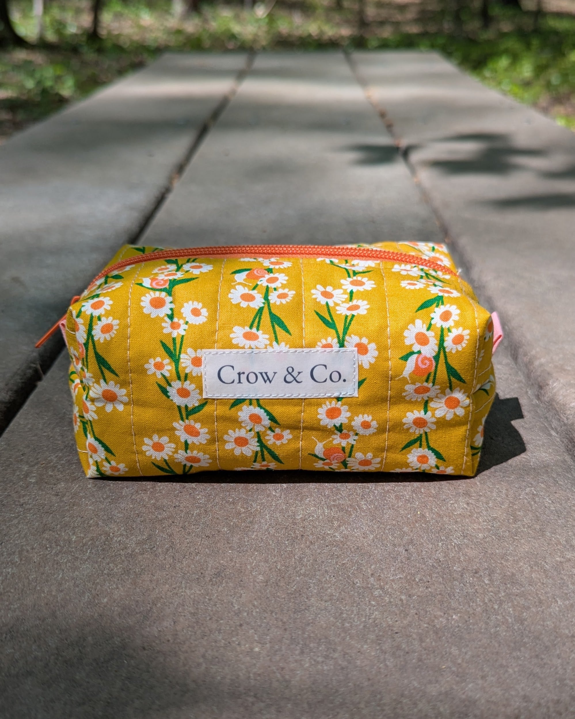 Daisy Chain Mini Quilted Travel Bag