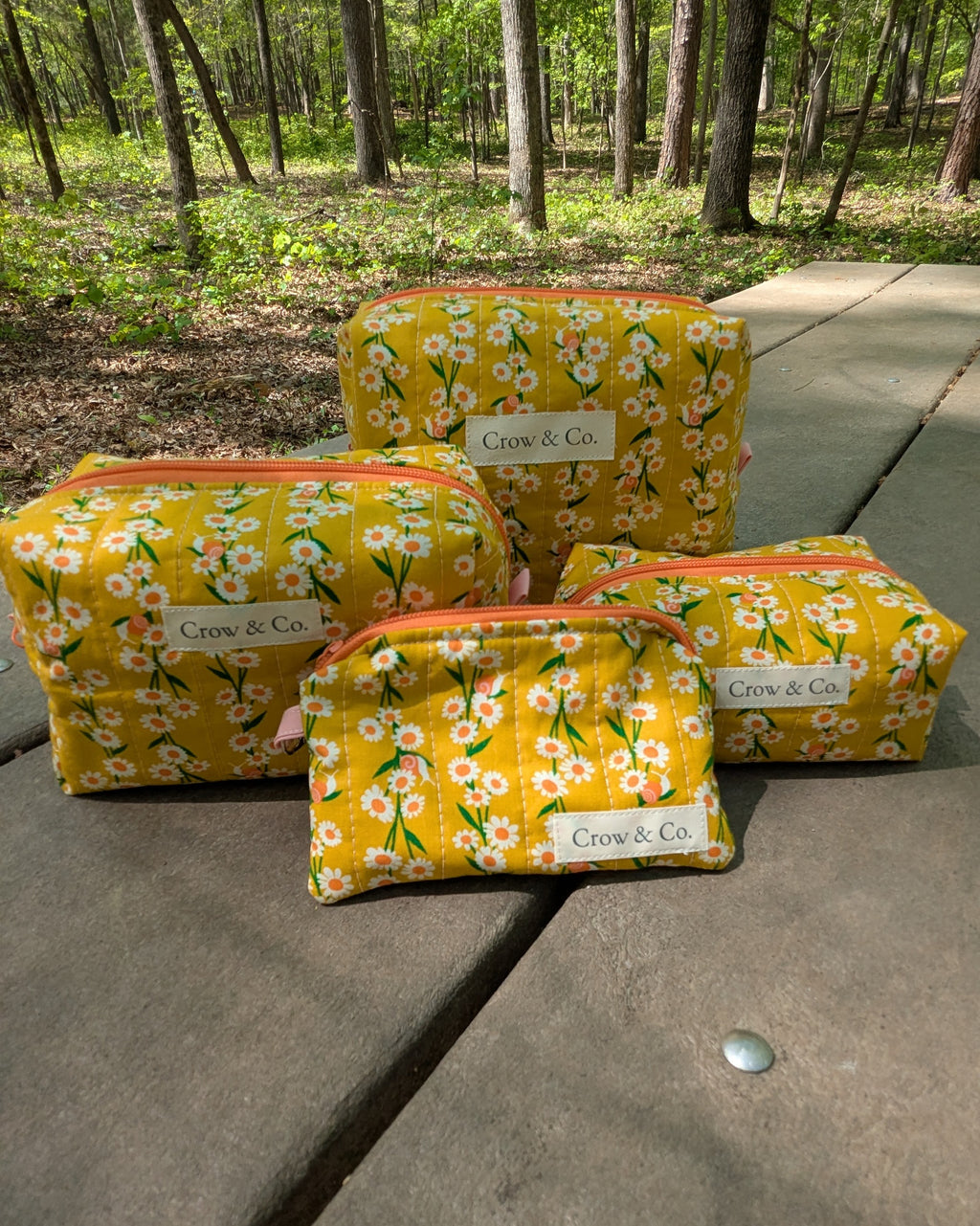Daisy Chain Mini Quilted Travel Bag