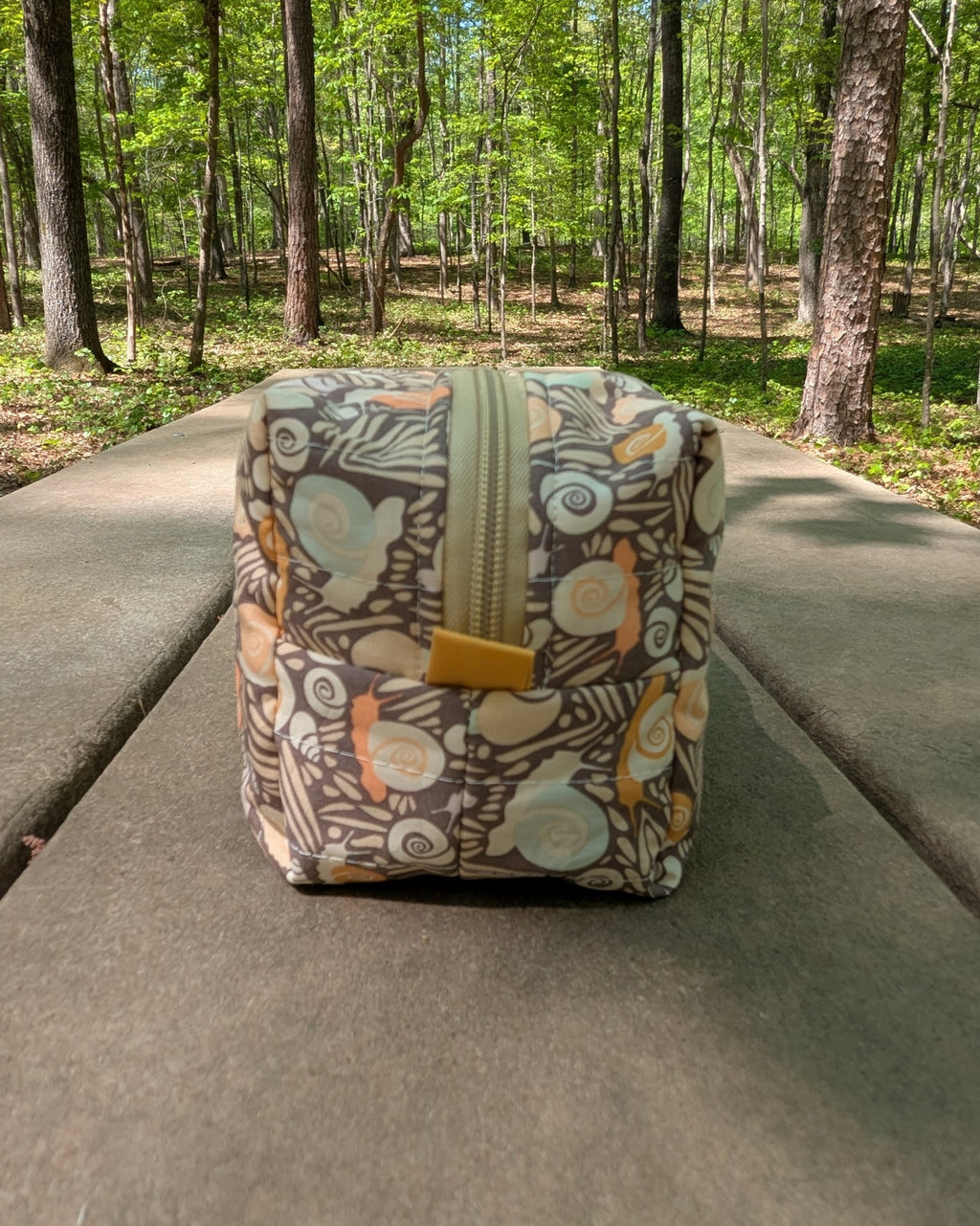 Snail Squad Medium Quilted Travel Bag