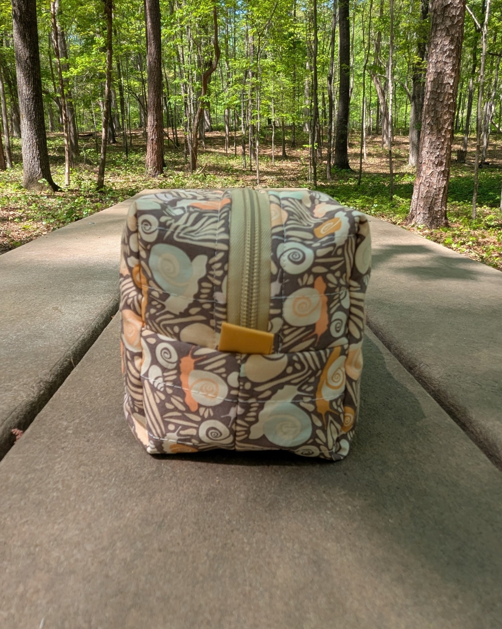 Snail Squad Medium Quilted Travel Bag