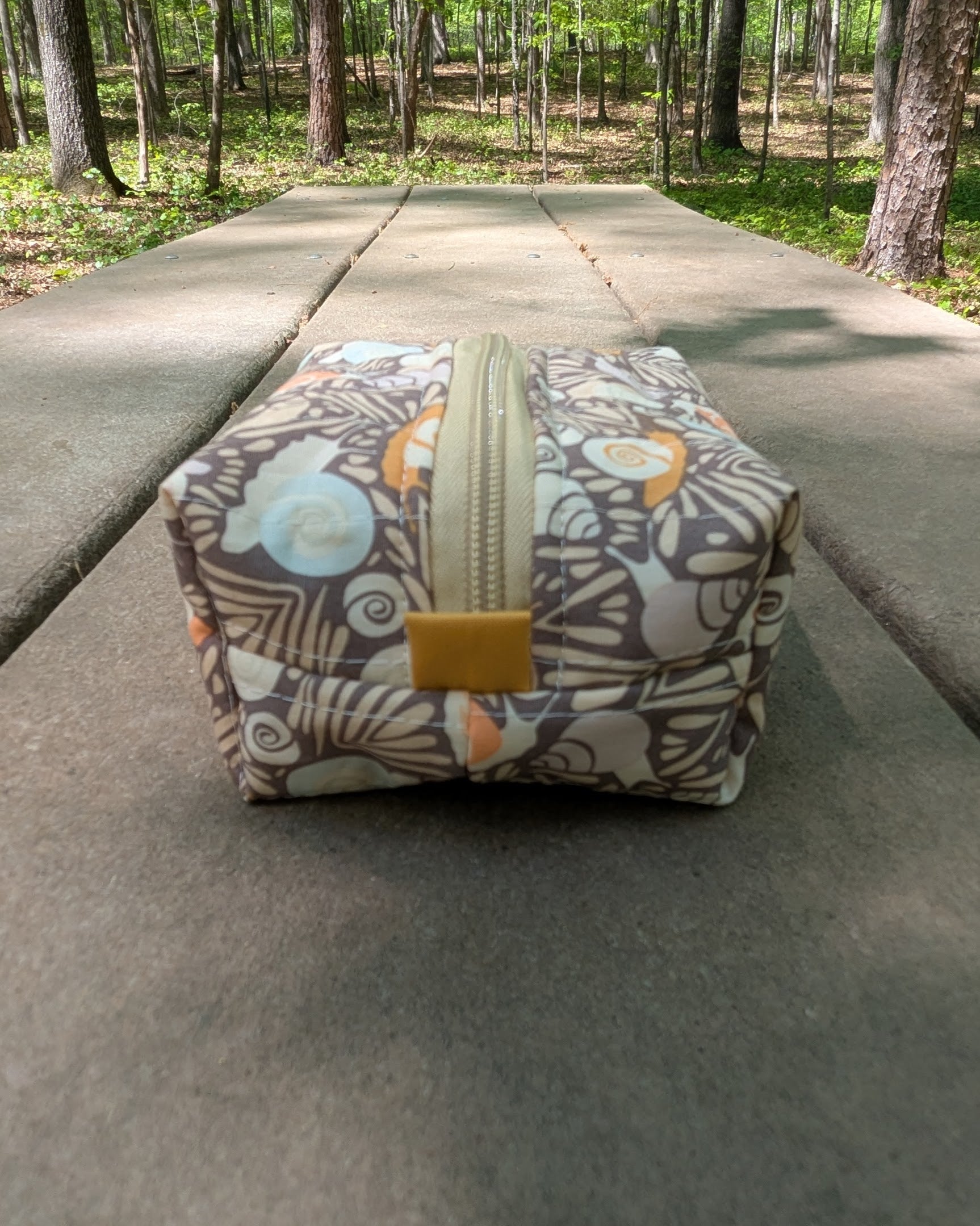 Snail Squad Mini Quilted Travel Bag