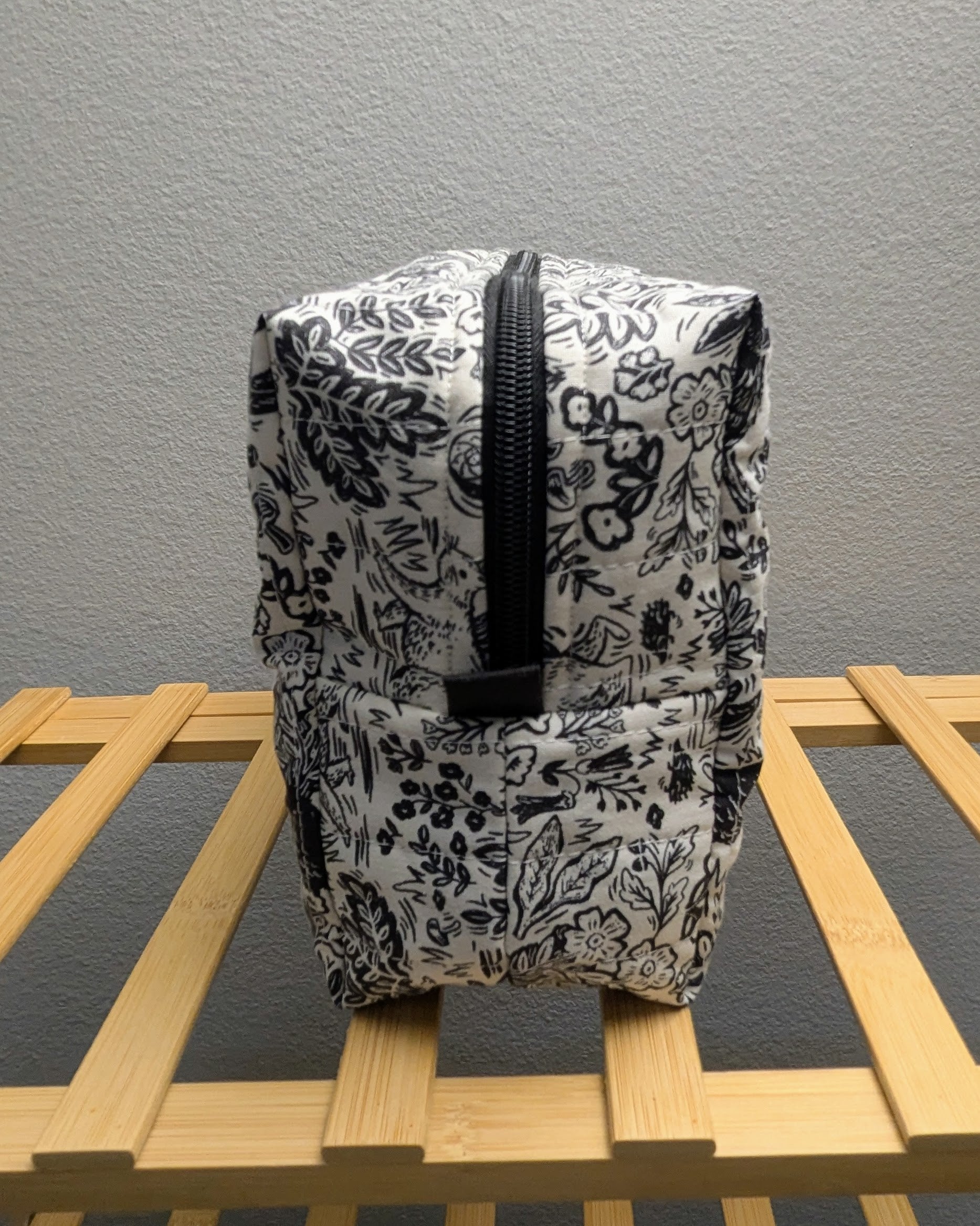 Linocut Large Quilted Bag