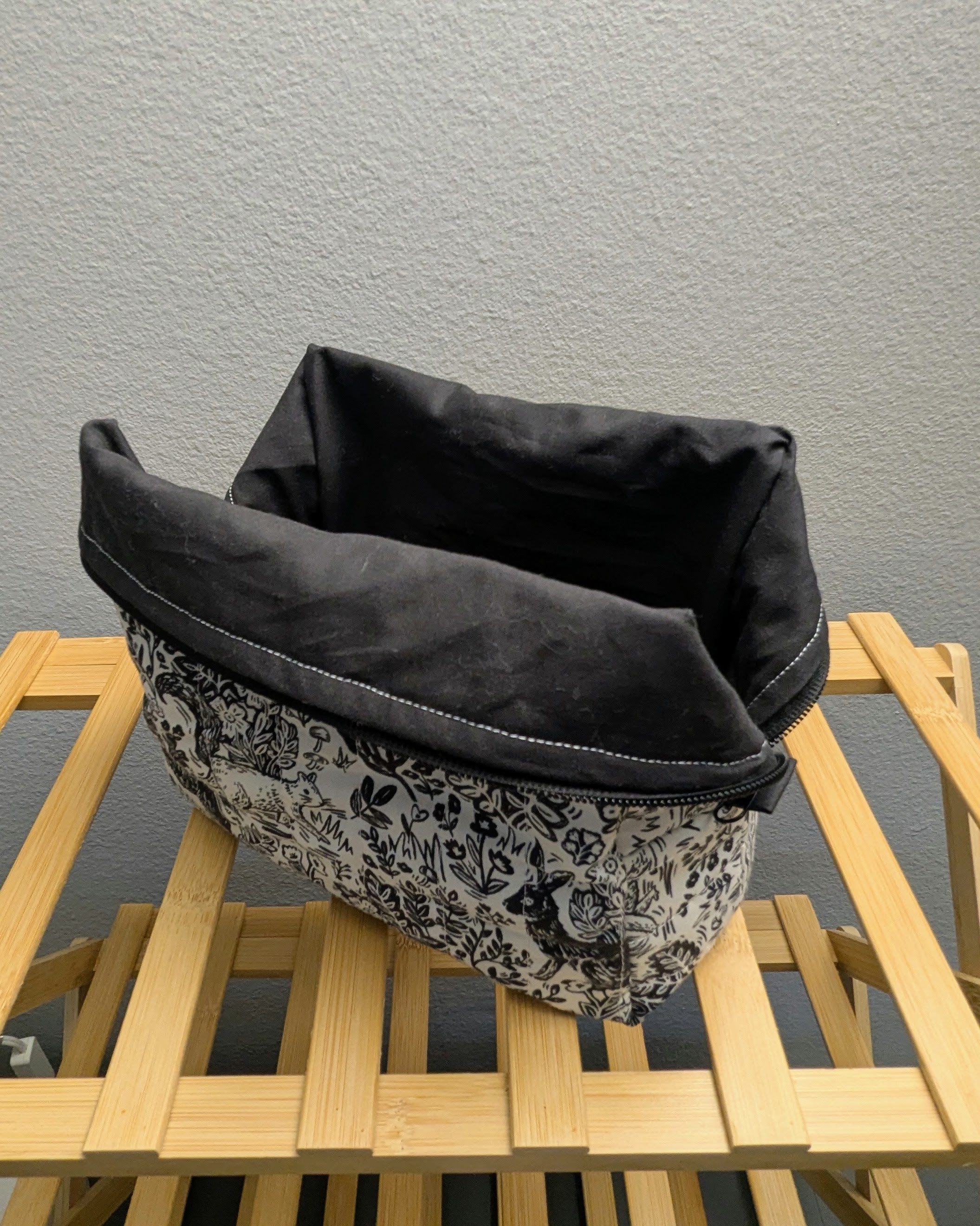 Linocut Large Quilted Bag