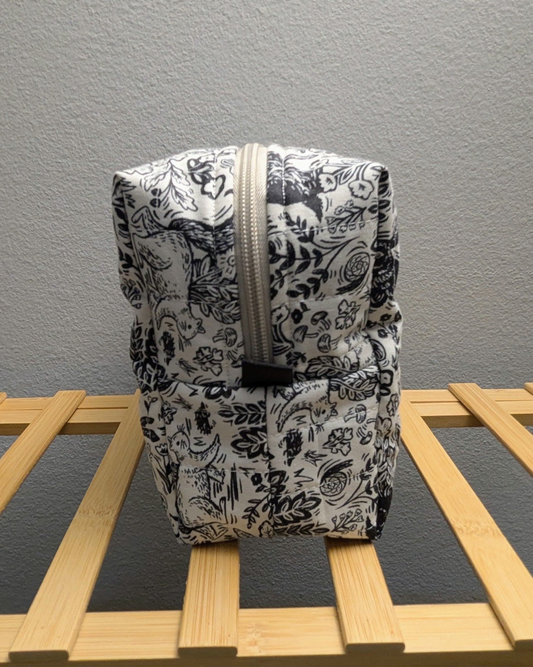 Linocut Large Quilted Bag