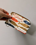 Goin' Fishin' Quilted Keychain Wallet
