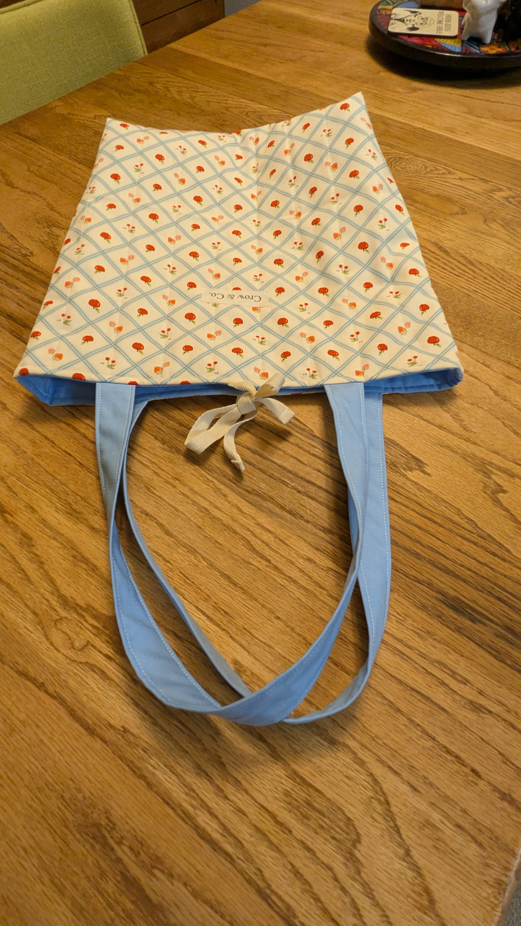 Fruit Picnic Quilted Daily Tote Bag
