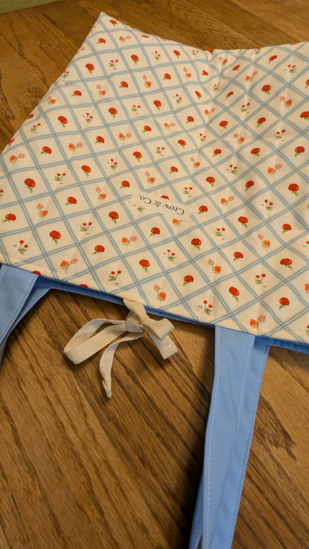 Fruit Picnic Quilted Daily Tote Bag