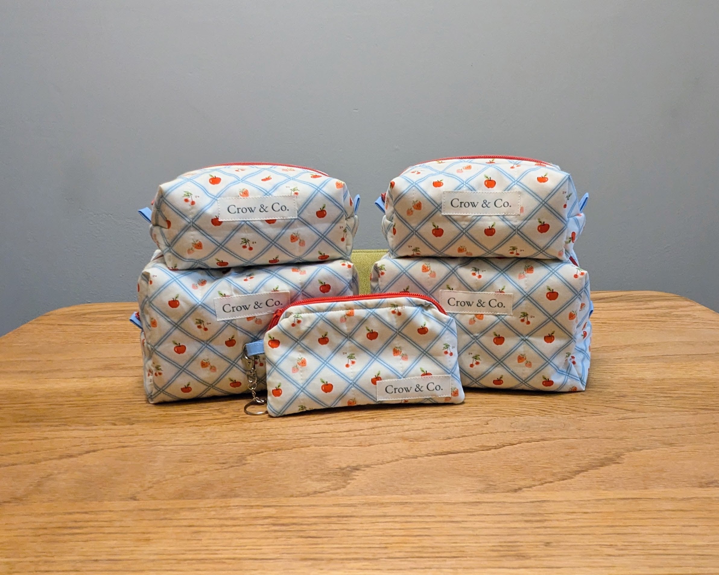 Fruit Picnic Medium Quilted Travel Bag