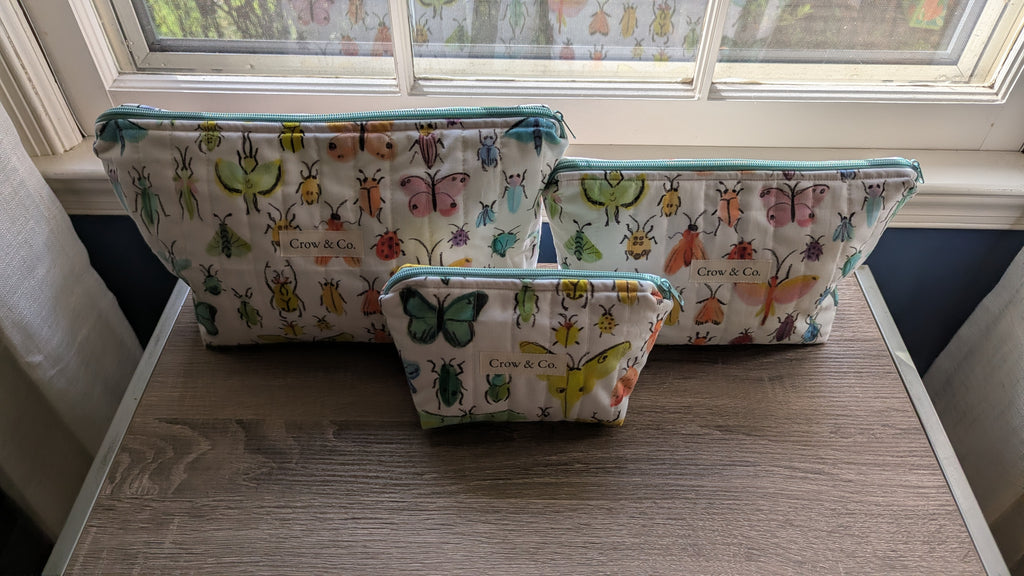 Rainbow Bugs Small Travel Bag