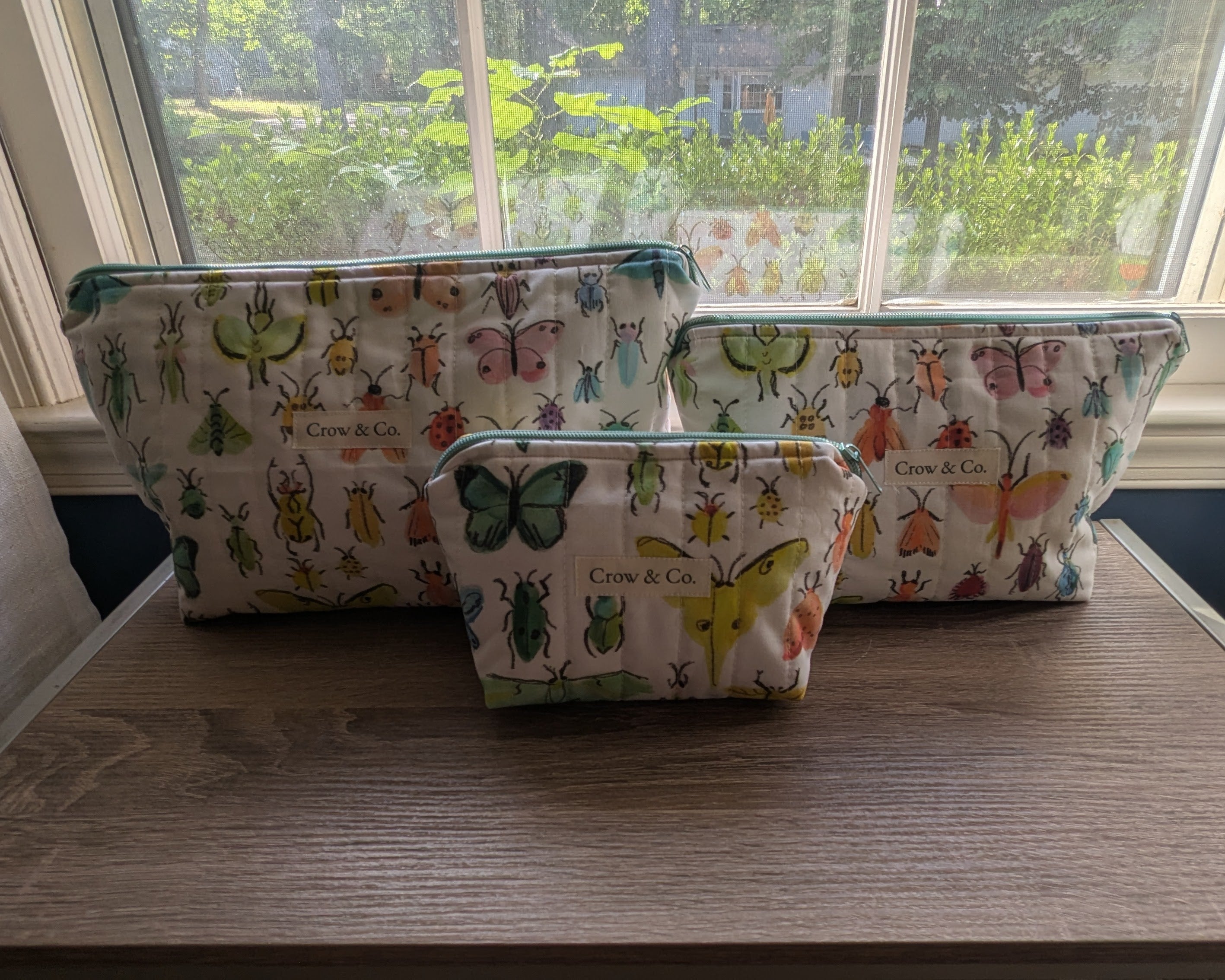 Rainbow Bugs Small Travel Bag