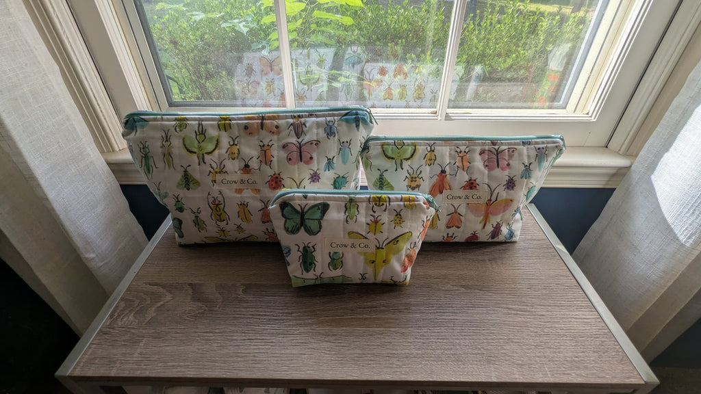 Rainbow Bugs Small Travel Bag
