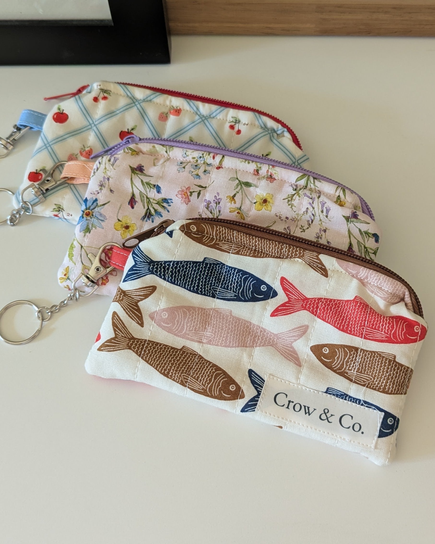 Quilted Keychain Wallets | Summer Collection