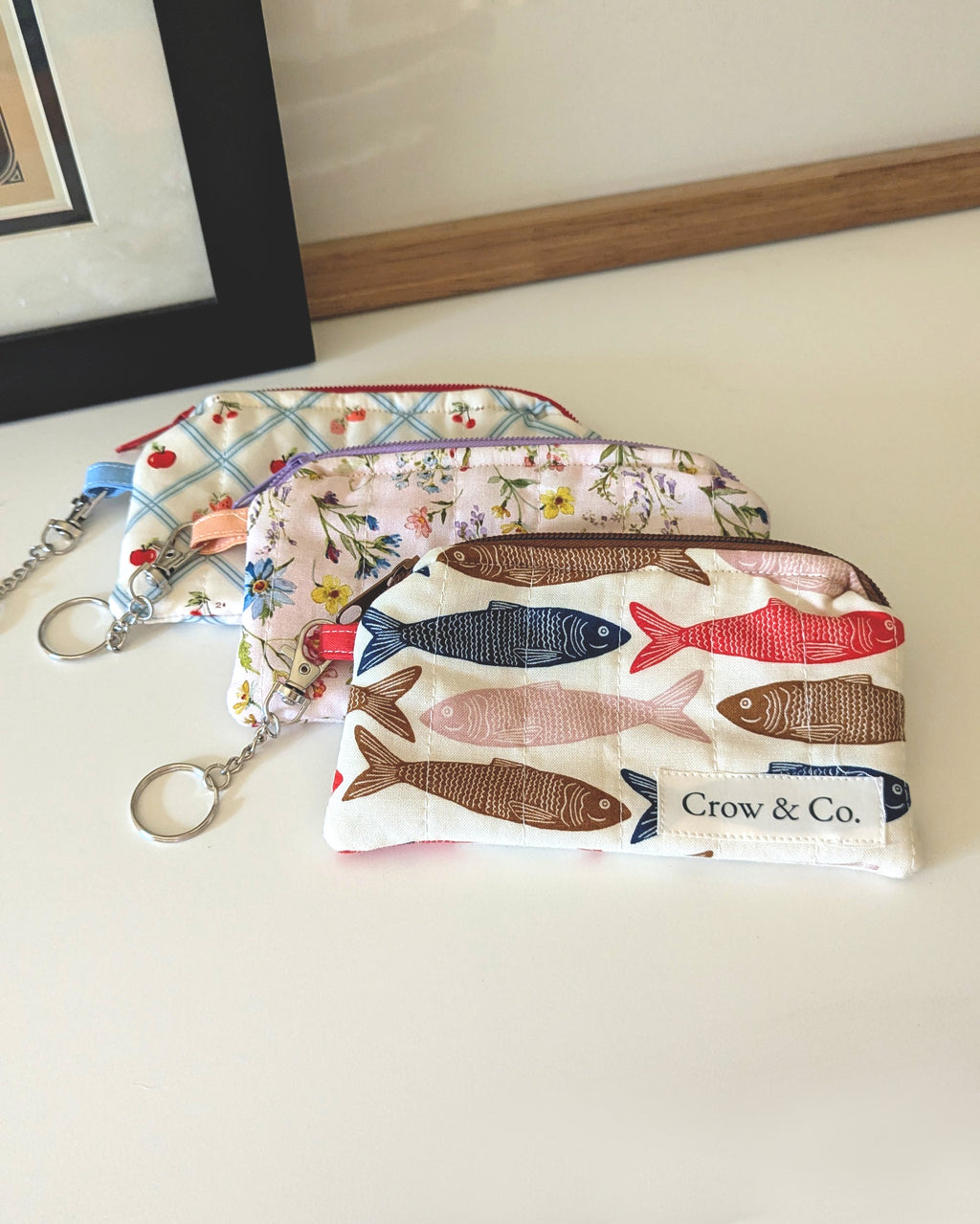 Quilted Keychain Wallets | Summer Collection