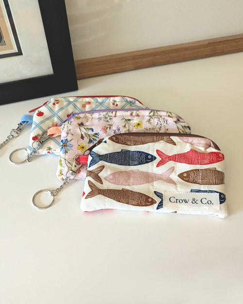 Quilted Keychain Wallets | Summer Collection