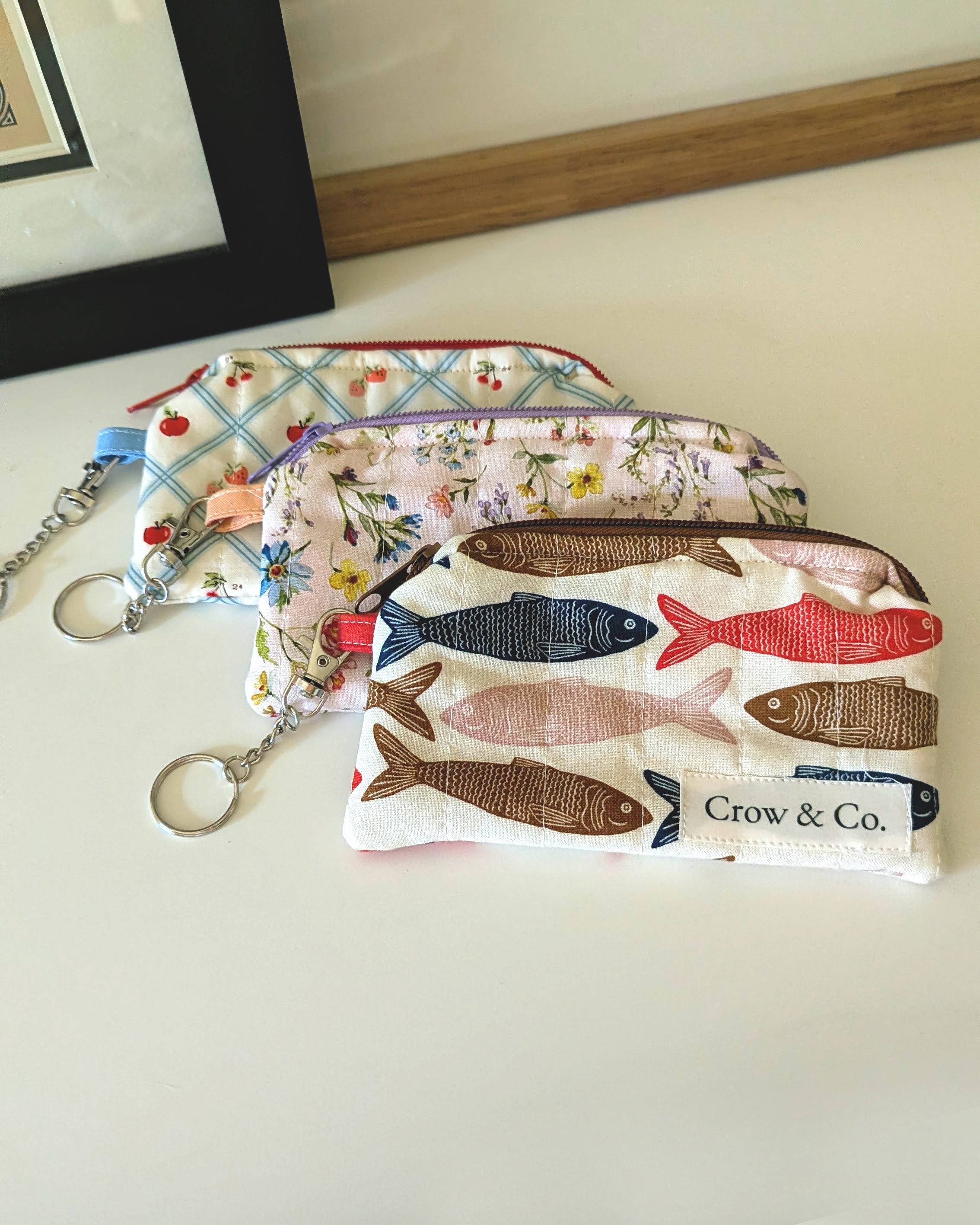 Quilted Keychain Wallets | Summer Collection