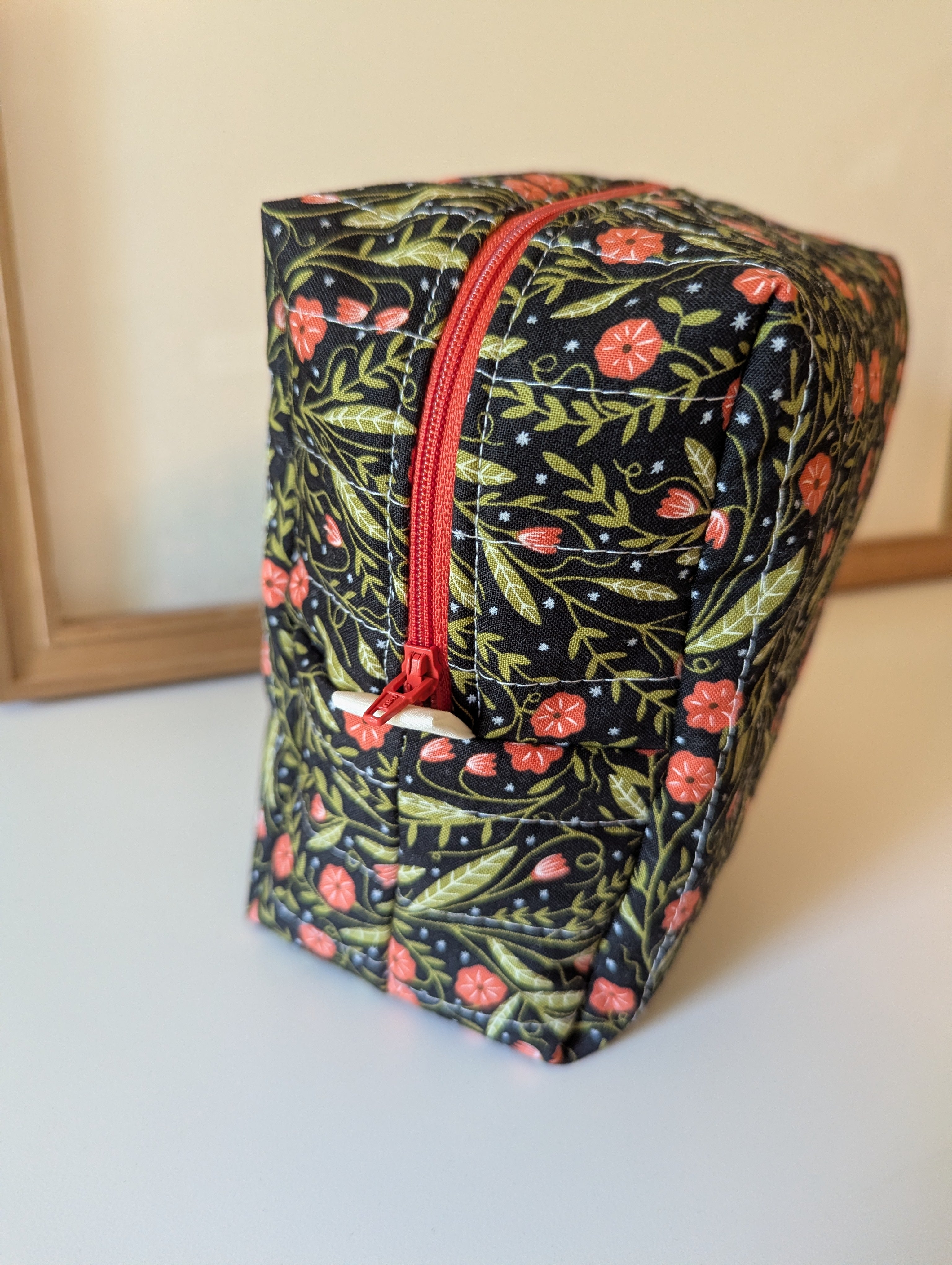 Poppy Flowers Large Quilted Bag