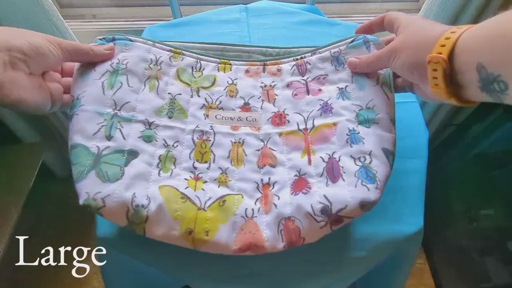 Rainbow Bugs Small Travel Bag