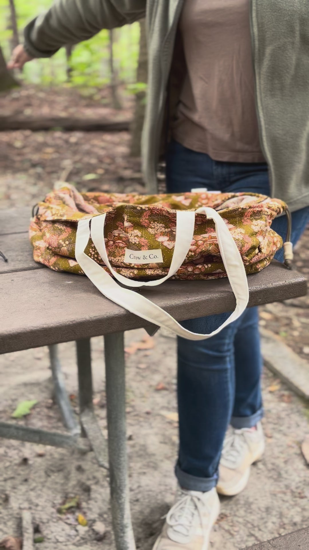 Golden Mushroom Weekender Tote Bag